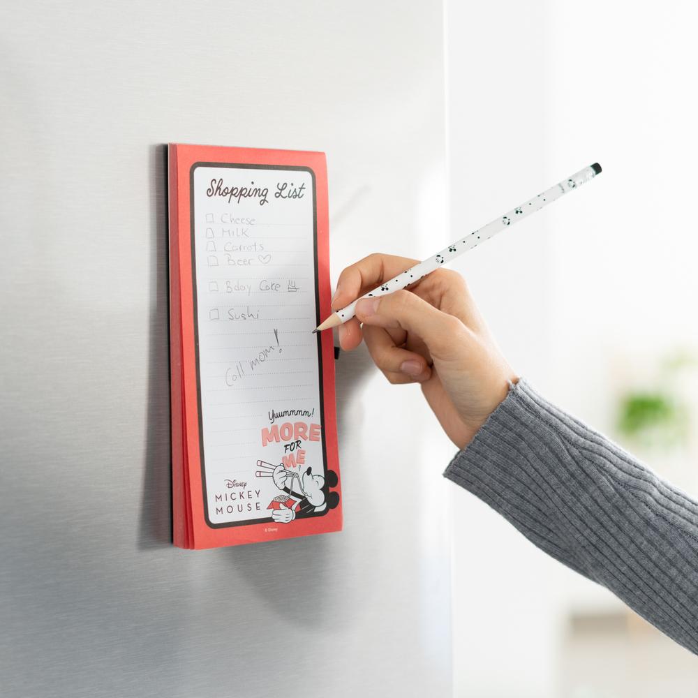 DISNEY 100 ANS - Mickey - Bloc-Notes Magnétique + Crayon - 2