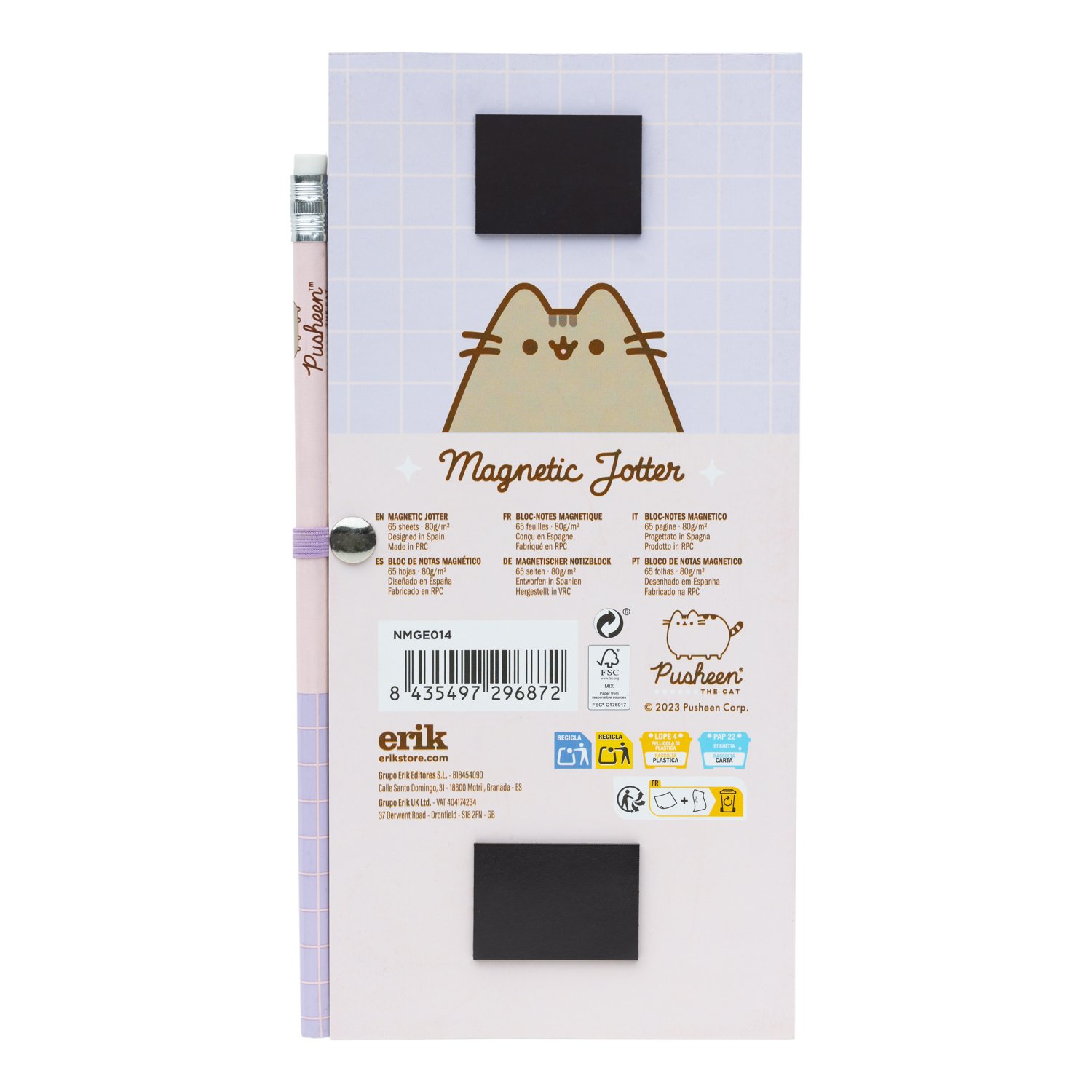 PUSHEEN - Magnetic Shopping List + Pencil : : Notebook Grupo  Erik DISNEY