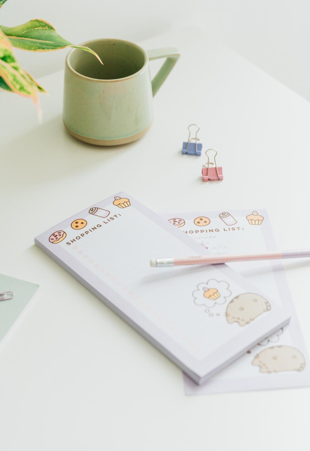 PUSHEEN - Bloc-Notes Magnétique + Crayon - 4