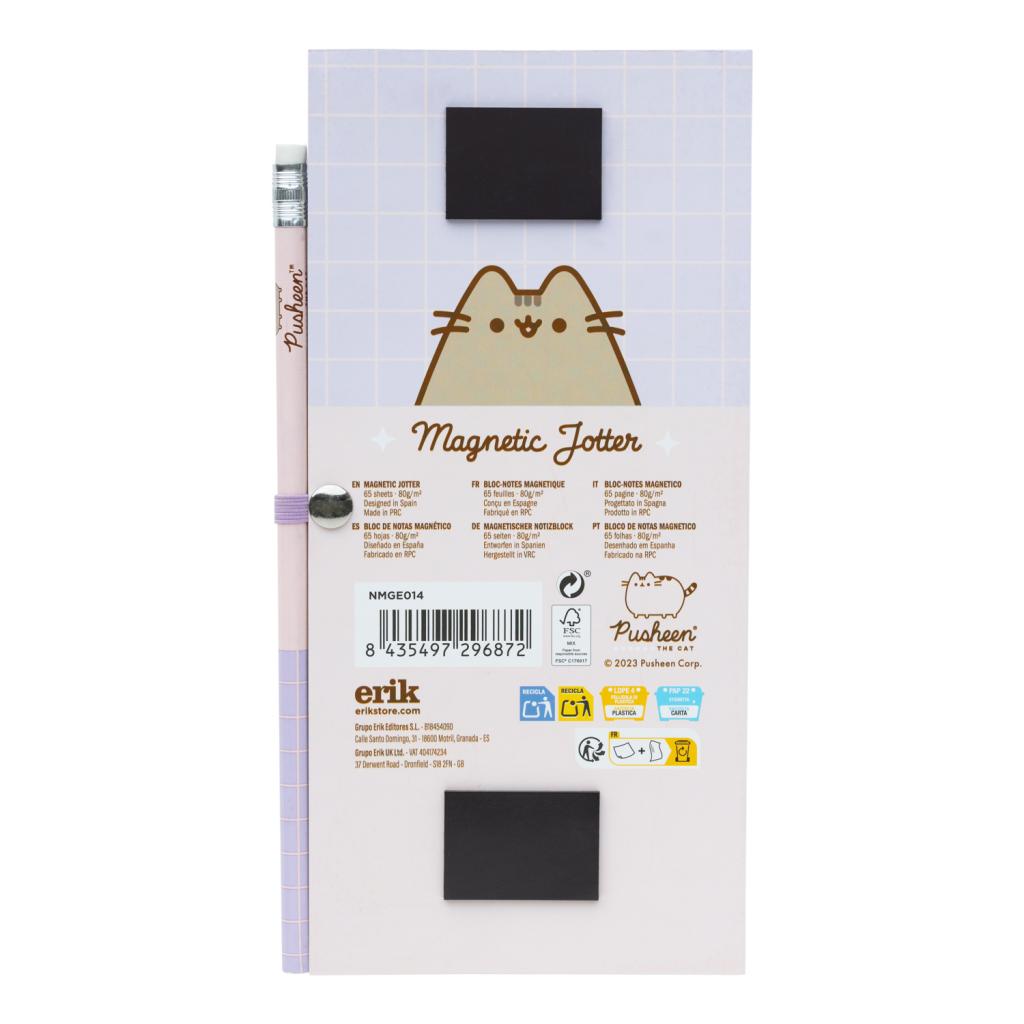 PUSHEEN - Bloc-Notes Magnétique + Crayon - 5