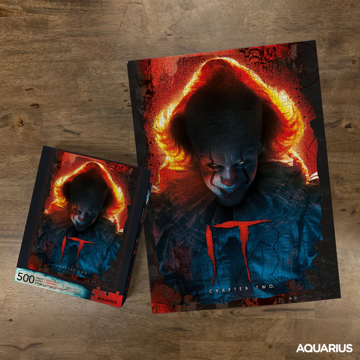 Puzzle IT 500 Pezzi Pennywise - Scatola A Forma Di Bara - Regalo Horror Ufficiale - 4