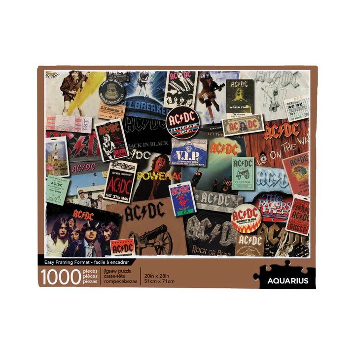 AC/DC - Albums - Puzzle 1000P : ShopForGeek.com: Puzzle Aquarius AC/DC