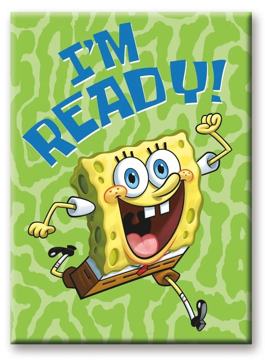 SPONGEBOB SQUAREPANTS - I'm Ready - Magnet 6.3x8.9cm_IMAGE_1