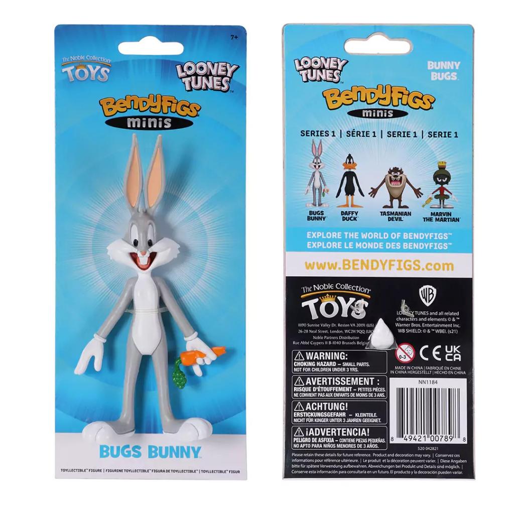 LOONEY TUNES - Bugs - Mini Bendyfigs Figure 14cm - 2