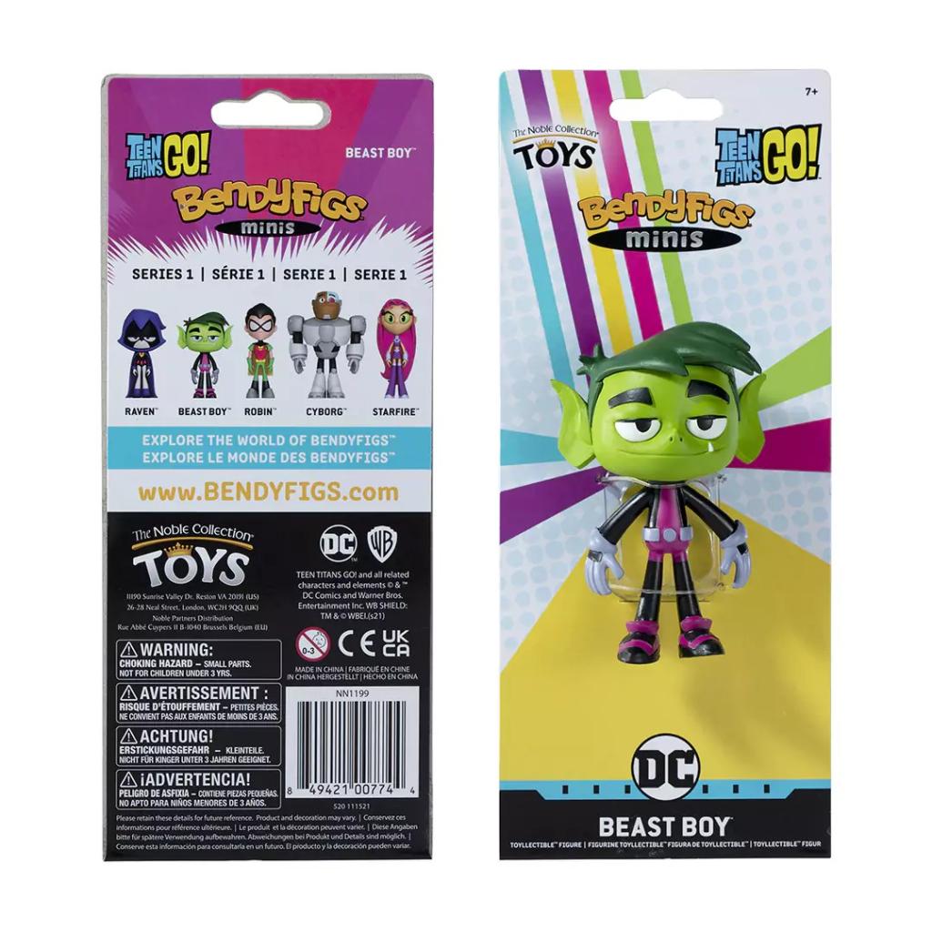 TEEN TITANS GO - Beast Boy - Mini Bendyfigs Figure 9cm - 2