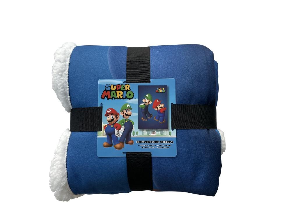 SUPER MARIO - Mario & Luigi - Plaid Premium '100X150cm' - 2