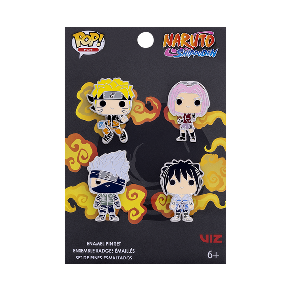 NARUTO - Funko 4pk Pin Set - Team 7_IMAGE_1