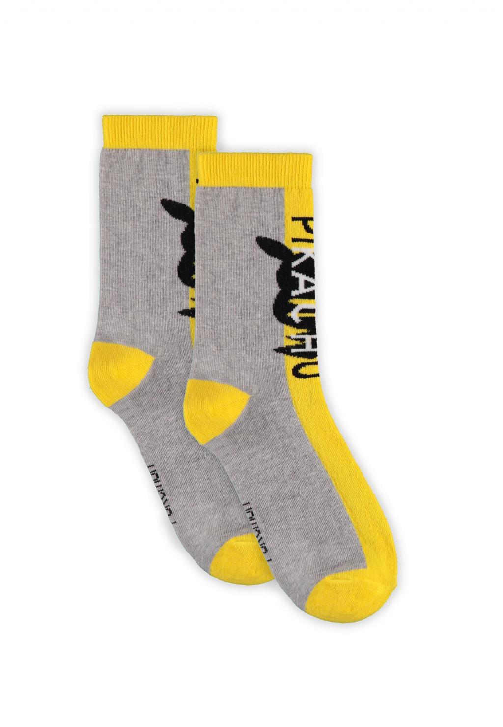 POKEMON - Pikachu - Paires de Chaussettes Novelty (T39-T42) - 3