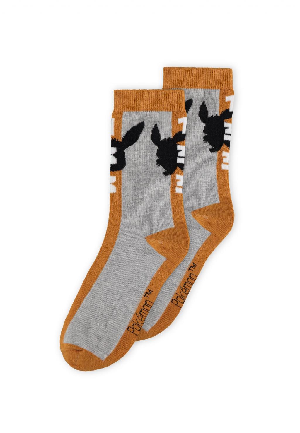 POKEMON - Evoli - Paires de Chaussettes Novelty (T35-T38) - 2