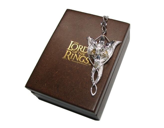 LORD OF THE RINGS - Arwen - Pendentif Etoile du Soir - argent massif