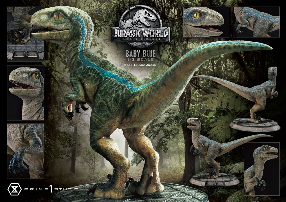 Jurassic World - Figurine de base - Owen et Bébé Blue.