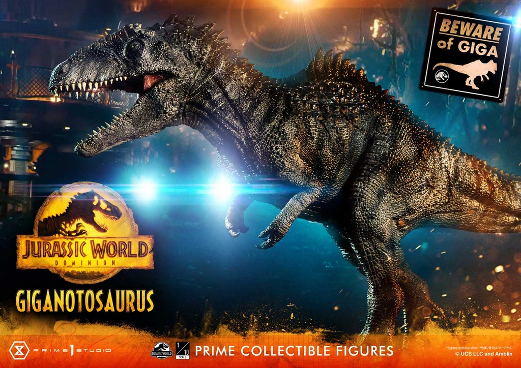 JURASSIC WORLD DOMINION Giganotosaurus Statue 48cm