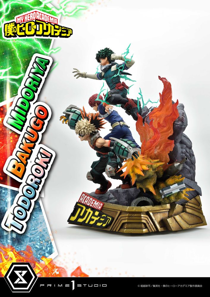 MY HERO ACADEMIA - Midoriya, Bakugo & Todoroki - Statuette 69cm