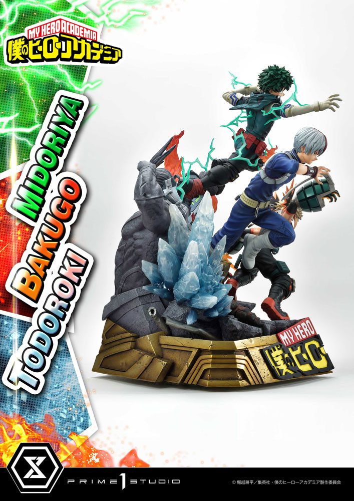 MY HERO ACADEMIA - Midoriya, Bakugo & Todoroki - Statuette 69cm