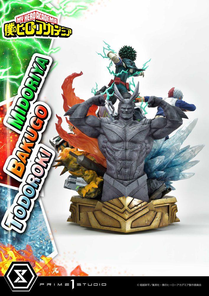 MY HERO ACADEMIA - Midoriya, Bakugo & Todoroki - Statue 69cm - 3