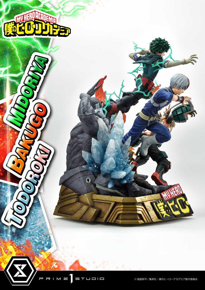 MY HERO ACADEMIA - Midoriya, Bakugo & Todoroki - Statue 69cm - 4
