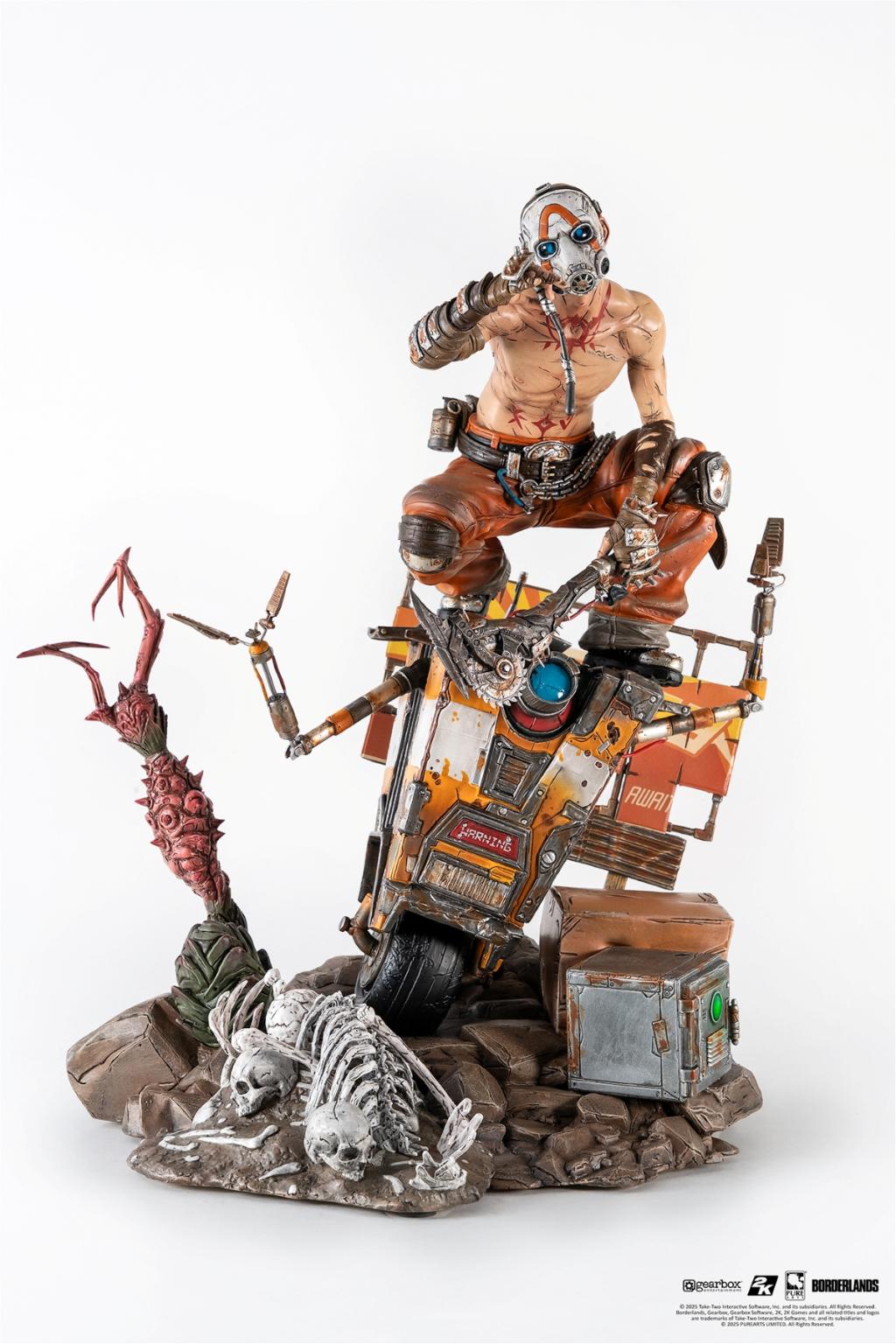 ボーダーランズ フィギュア CLAPTRAP & PSYCHO BANDIT purearts-borderlands-3-psycho-