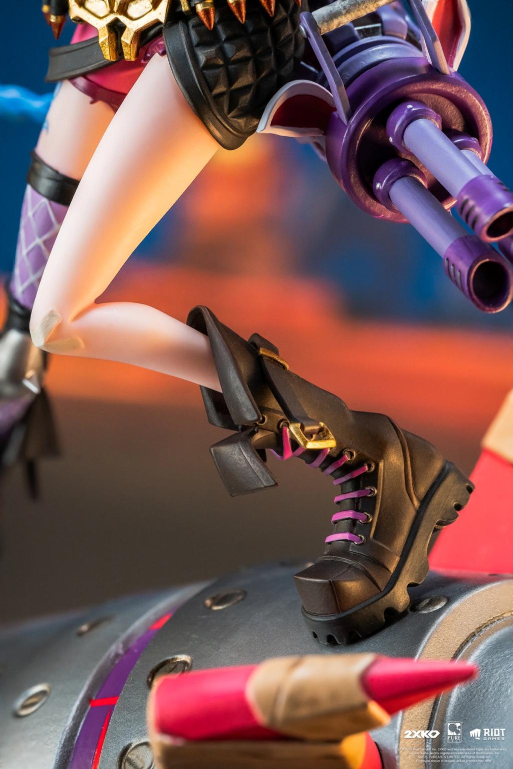 LEAGUE OF LEGENDS - Jinx & Warwick - Statue Diorama 1/10 37cm - 6