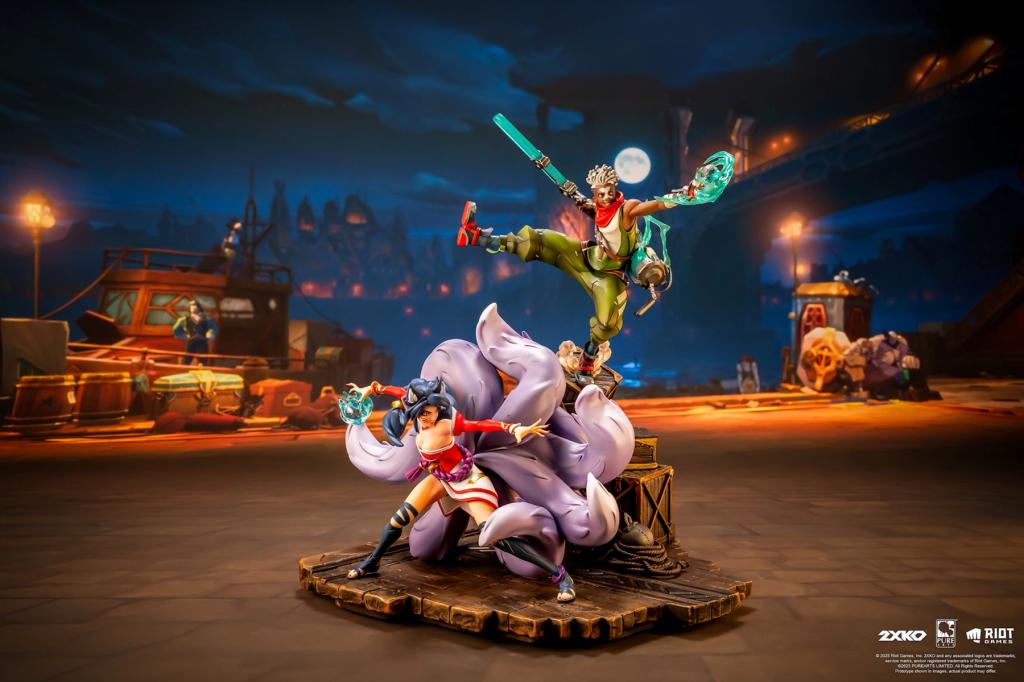 LEAGUE OF LEGENDS - Ekko & Ahri - Statue Diorama 1/10 30cm - 2