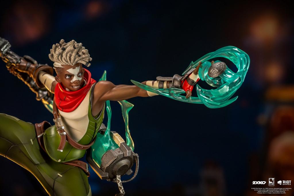 LEAGUE OF LEGENDS - Ekko & Ahri - Statue Diorama 1/10 30cm - 3