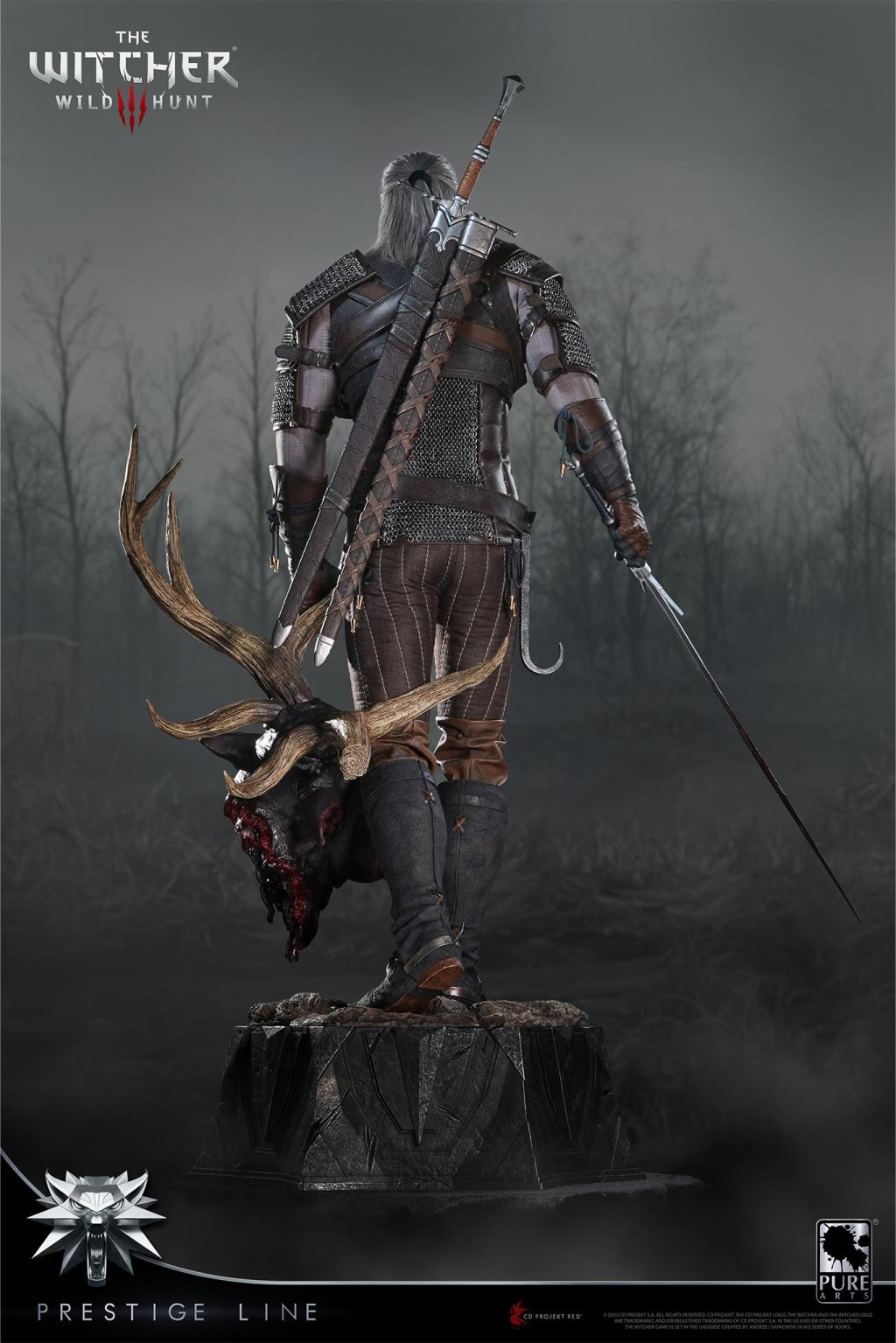 THE WITCHER 3 - Geralt de Riv - Statuette Prestige Line 1/2 110cm - 3