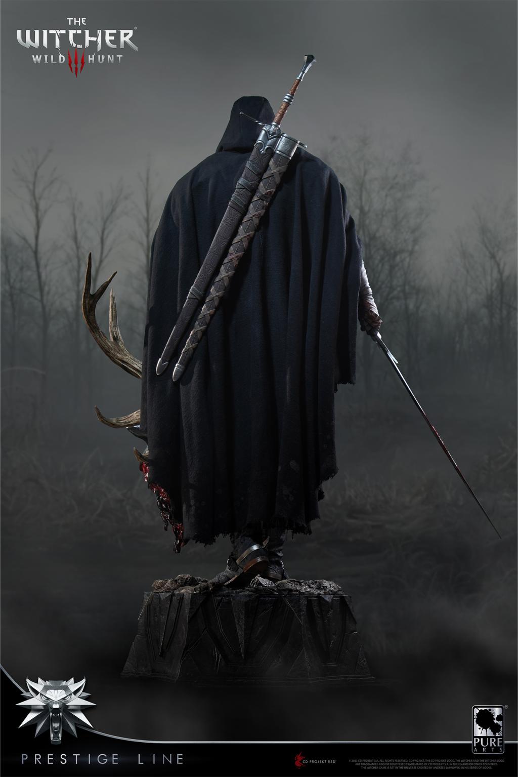 THE WITCHER 3 - Geralt de Riv - Statuette Prestige Line 1/2 110cm - 4