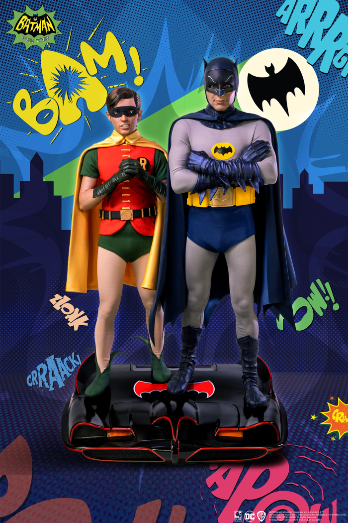 Batman - Set 4 Statuette Da 30 Cm: Batman, Robin, Copperhead E Talon, Con Mantelli In Tessuto