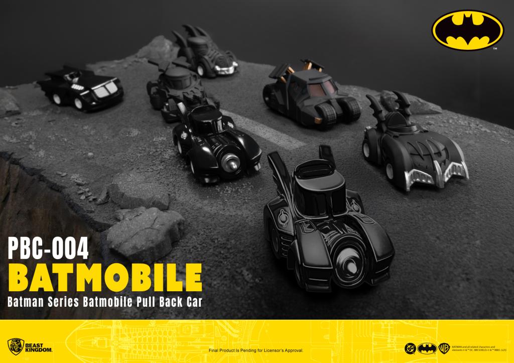 DC - Batman series Batmobile Pull Back Car - Set 6 Fig. Blind Box 5cm - 4