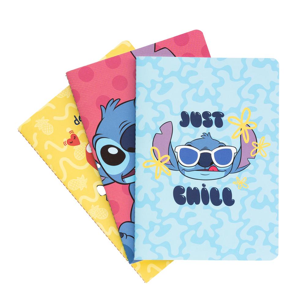 STITCH - 3 Pack of Notebooks - Size A5 - 5