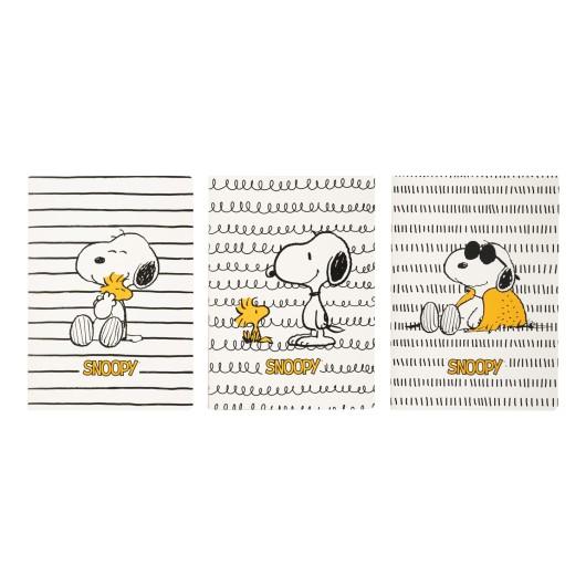 SNOOPY - Pack de 3 Notebooks - Format A5 - 2