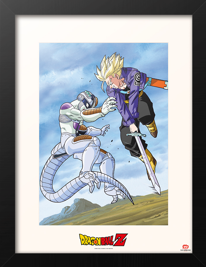 DRAGON BALL Z Trunks VS Freezer Collector Print '30x40cm