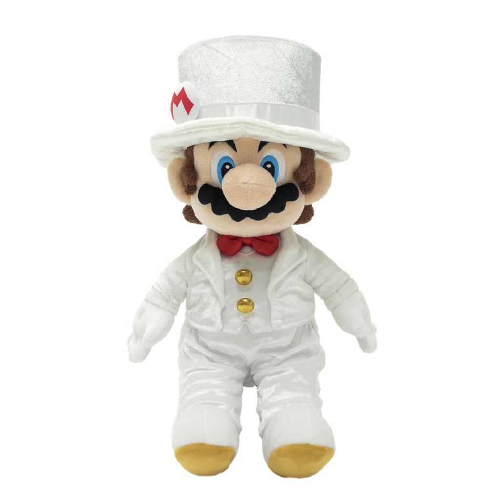 Peluche Ufficiale Super Mario - Mario Alto 25 Cm - Together Plus - Morbido E Collezionabile