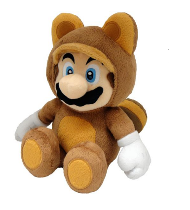 SUPER MARIO - Tanooki Mario - Plush 20cm : ShopForGeek.com: Plush ...