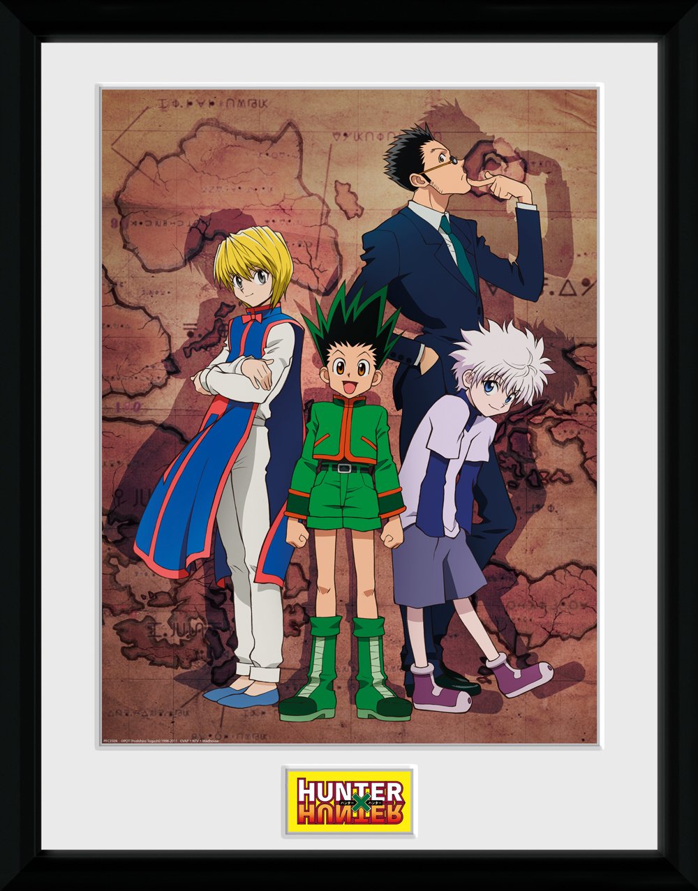 HUNTER X HUNTER - Keyart Map - Collector Print '30x40cm' : ShopForGeek.com: Cadre GB Eye Hunter 
