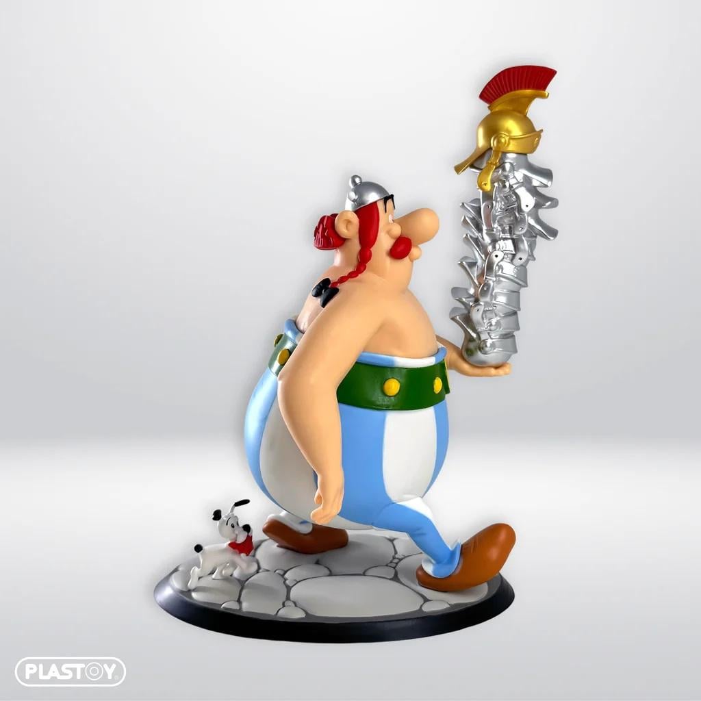 ASTERIX & OBELIX - Obelix stack of helmets - figure 22cm - 3