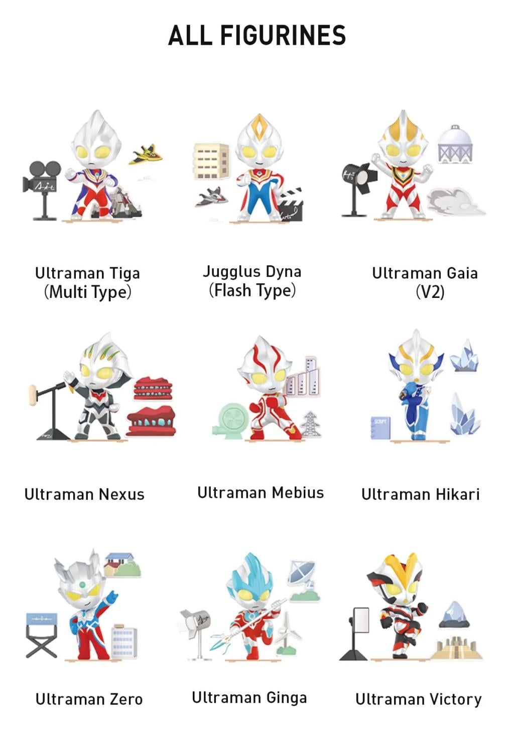 ULTRAMAN - Shooting Studio POP MART Series Figures - 4