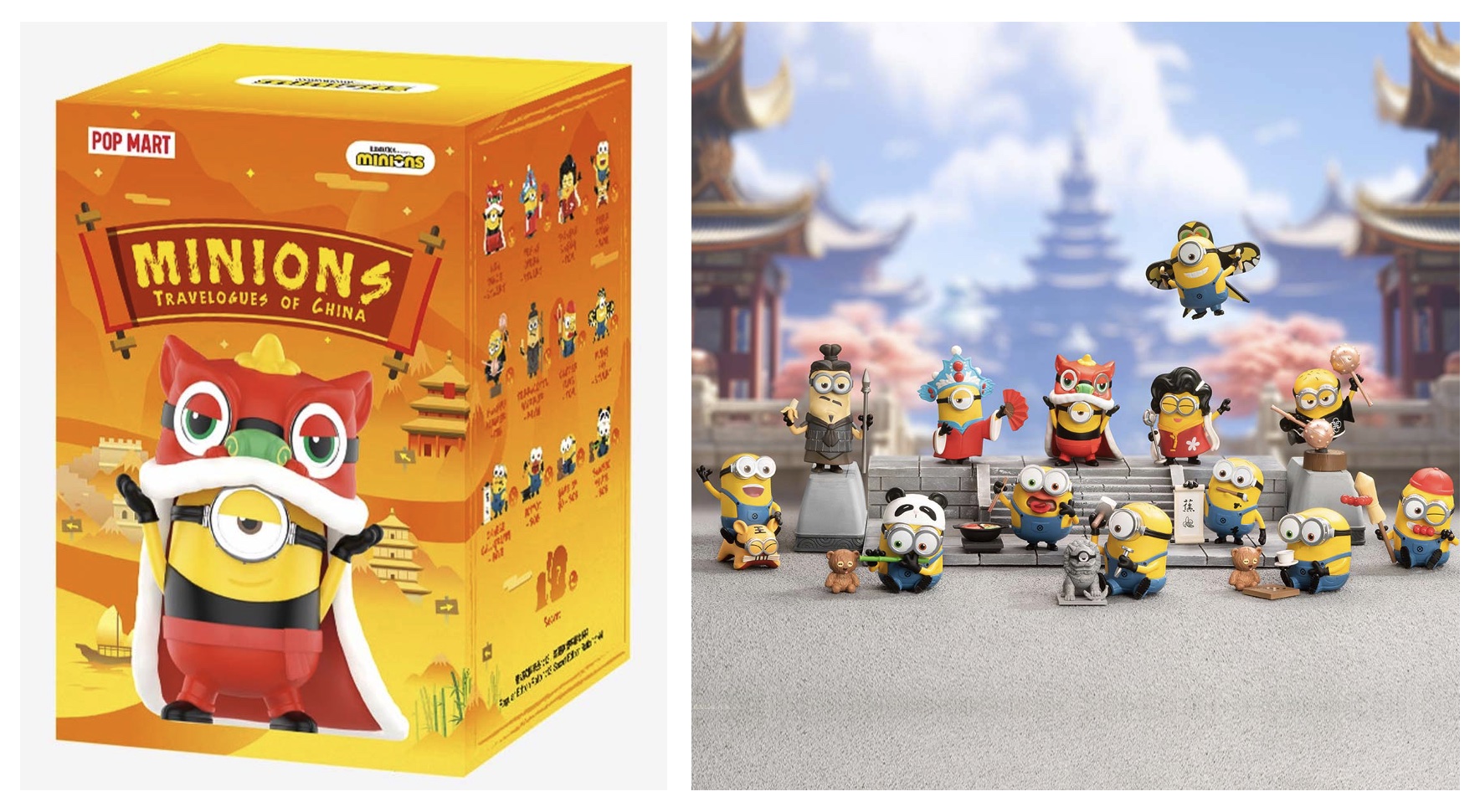その他 POPMART Minions Travelogues of China 楽天市場】Minions Travelogues of China シリーズ【ピース