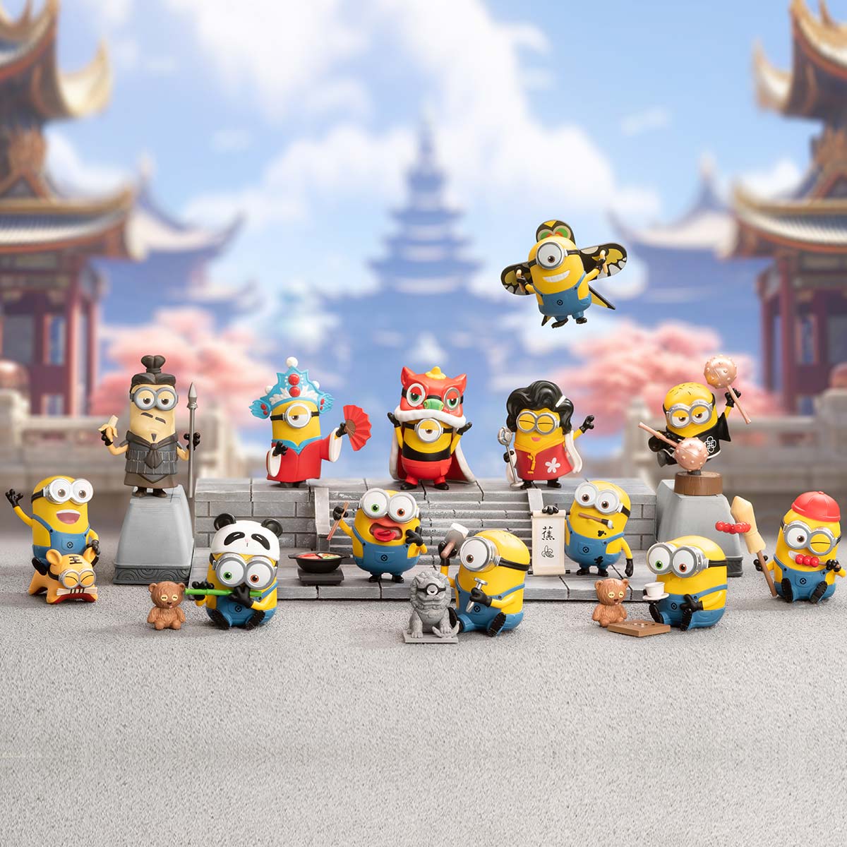【POP MART × MINIONS】Travelogues of China Amazon.co.jp: POPMART Minions Travelogues of China Series