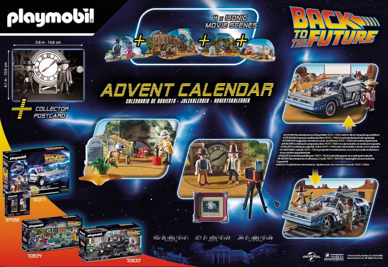 Pyjama Retour Vers Le Futur RETOUR VERS LE FUTUR III - Calendrier de l'avent 'PLAYMOBIL' :  ShopForGeek.com: Playmobil Playmobil Back to the Future