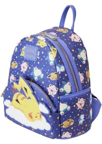 POKEMON - Pikachu et Amis dormant - Mini Sac à Dos LoungeFly - 3