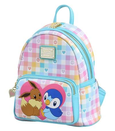 POKEMON - Tiplouf et Evoli - Mini Sac à Dos Loungefly - 2
