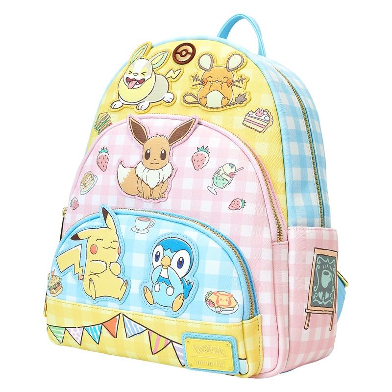 POKEMON - Cafe - Mini Sac à Dos Triple Poche LoungeFly - 2