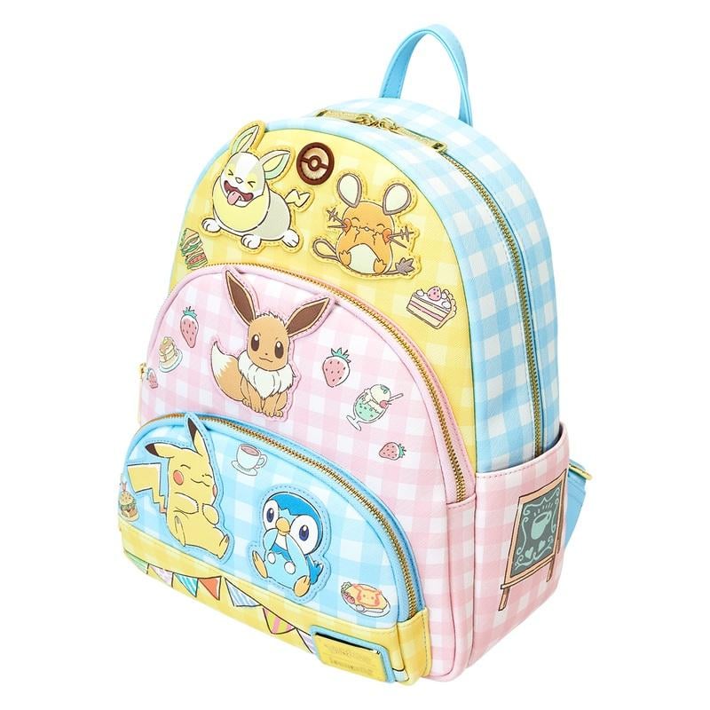 POKEMON - Cafe - Mini Sac à Dos Triple Poche LoungeFly - 3