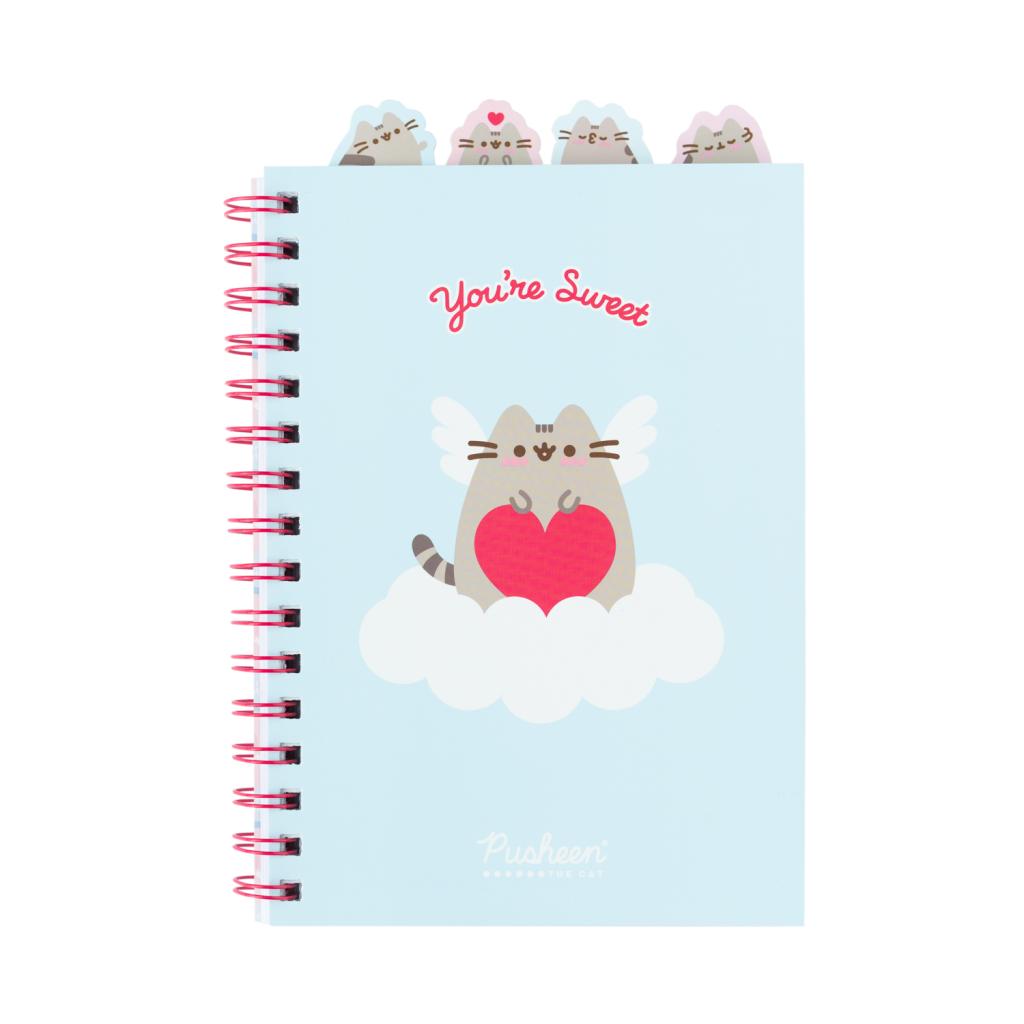 PUSHEEN - Notebook + Intercalaires - Format A5 - 2