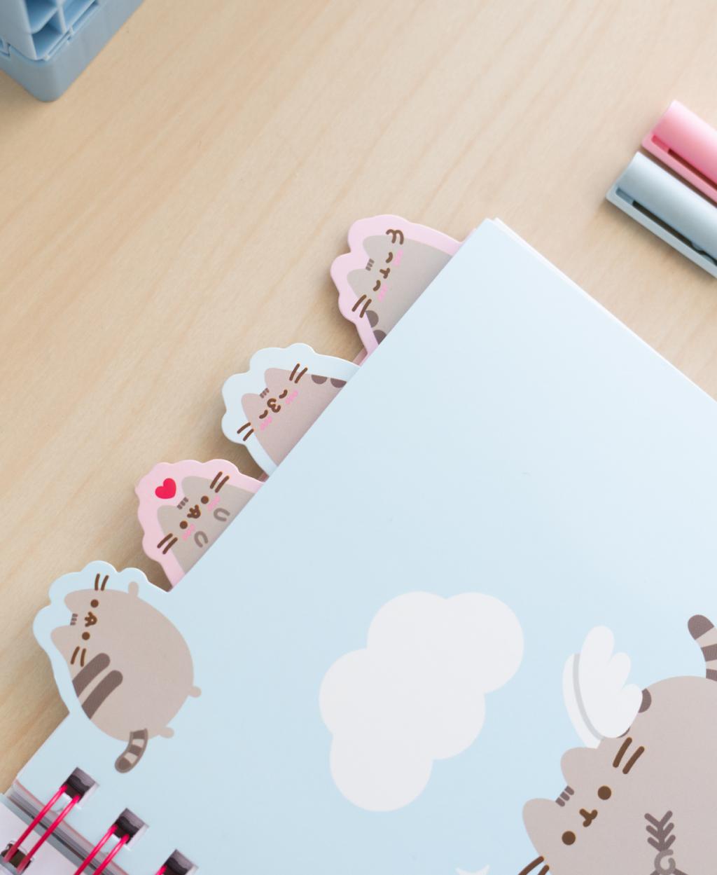 PUSHEEN - Notebook + Intercalaires - Format A5 - 5