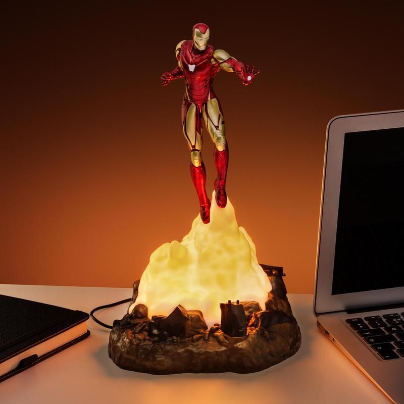 MARVEL - Iron Man - Lampe Diorama 31cm : : Lampe Paladone  Marvel