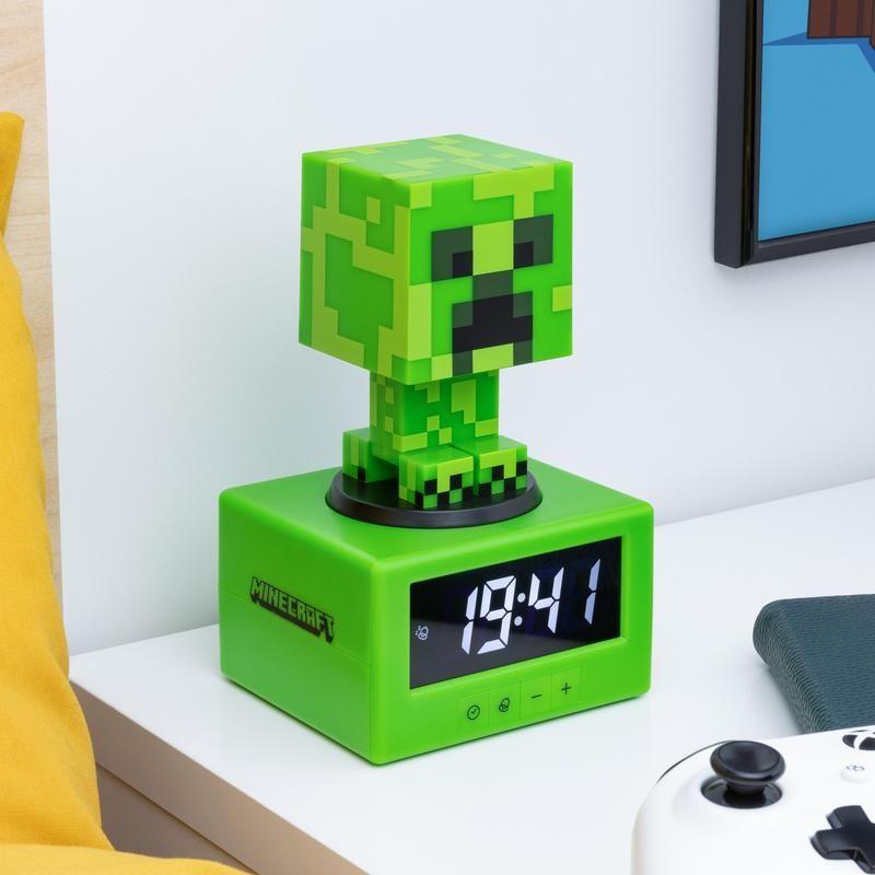 MINECRAFT Creeper Alarm Clock 16cm Divers