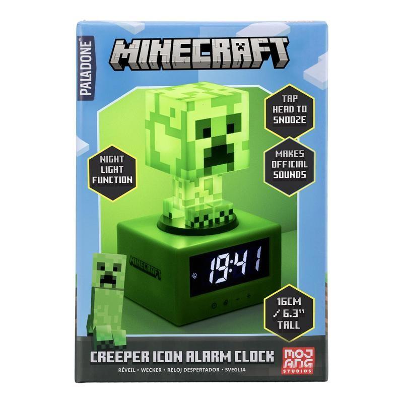 MINECRAFT Creeper Alarm Clock 16cm Divers