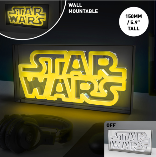 Star Wars - Lampe murale LED Sabre Laser avec son