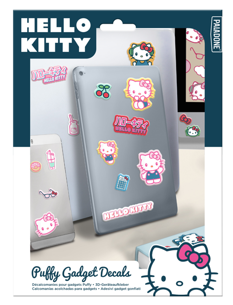 HELLO KITTY - Puffy - Gadget Decals - 2